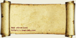 Jovana Vasiljković vizit kartica